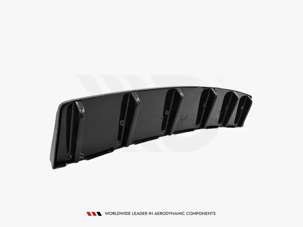 Central Rear Splitter (Vertical Bars) Audi S6 C7 Avant 1
