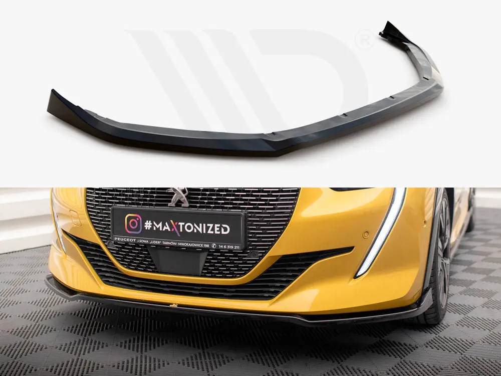 Maxton Design Front Splitter V.2 Peugeot 208 Gt Mk2 1