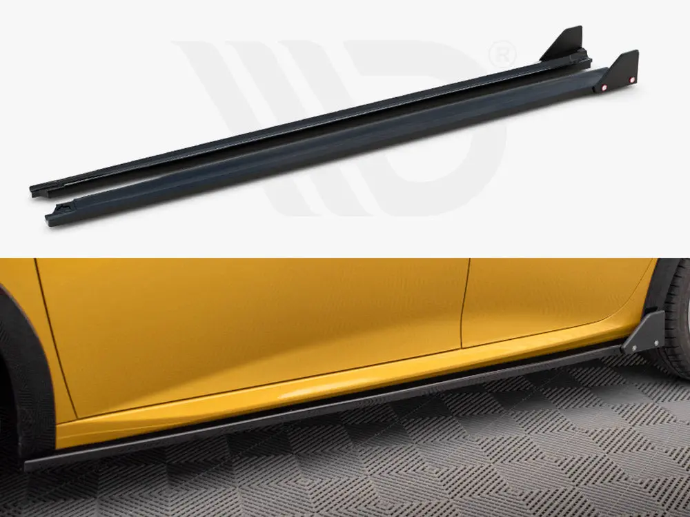 Maxton Design Side Skirts Diffusers + Flaps Peugeot 208 Gt Mk2 1
