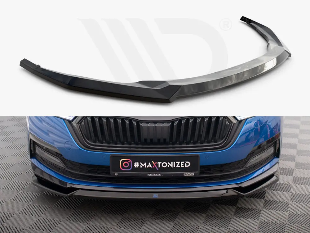 Maxton Design Front Splitter V.2 Skoda Octavia Sportline Mk4 1
