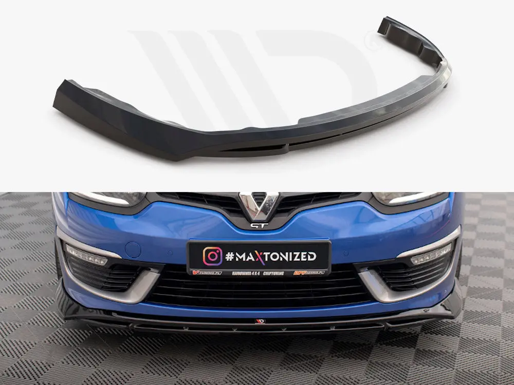 Maxton Design Front Splitter Renault Megane Gt Line Grandtour Mk3 Facelift 1