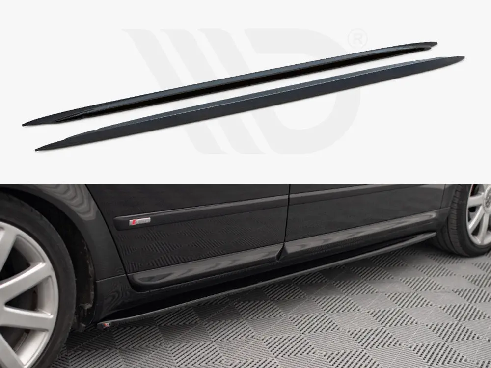 Maxton Design Side Skirts Diffusers Audi S4 / A4 / A4 S-Line B6 / B7 1