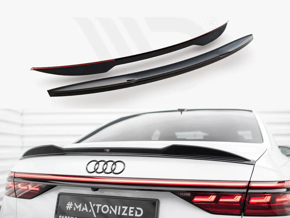 Maxton Design Spoiler Cap 3D Audi A8 / A8 S-Line / S8 D5 1