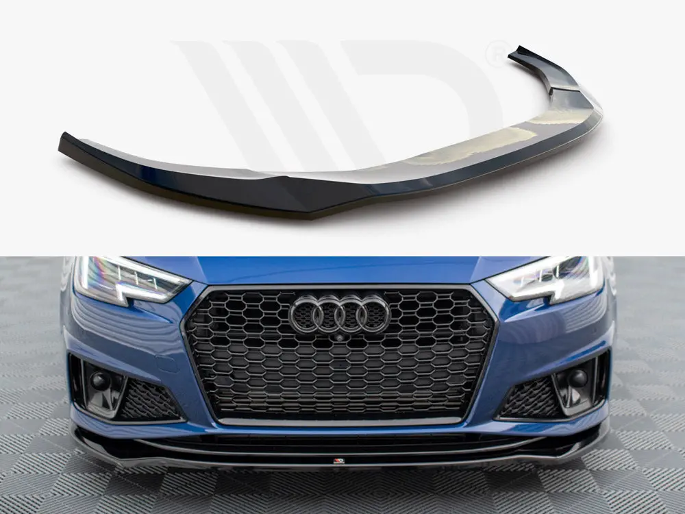 Maxton Design Front Splitter V.2 Audi A4 Competition B9 1