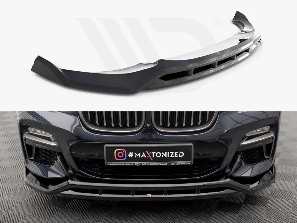 Maxton Design Front Splitter V.2 Bmw X4 M-Pack G02 1