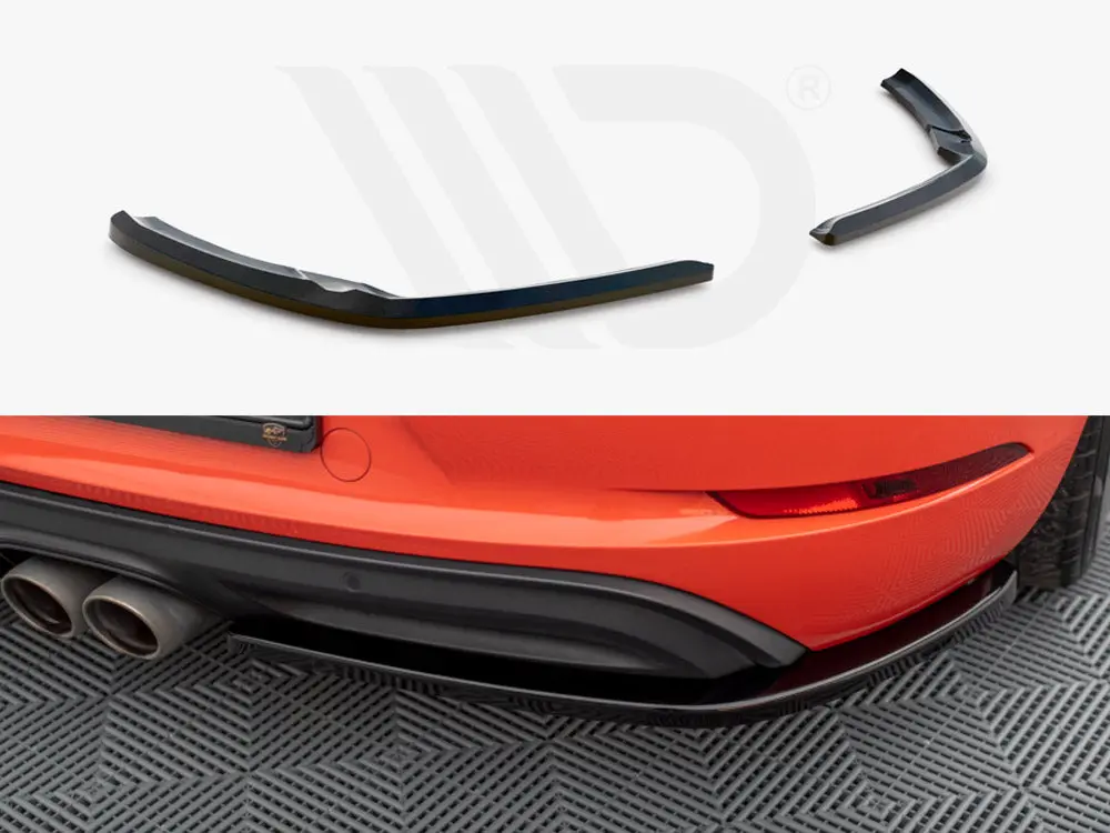Maxton Design Rear Side Splitters Porsche 718 Cayman 982C 1
