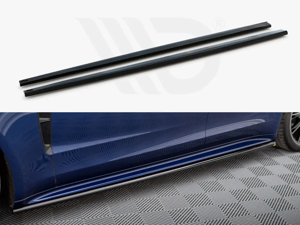 Maxton Design Side Skirts Diffusers Porsche Panamera E-Hybrid 971 Facelift 1