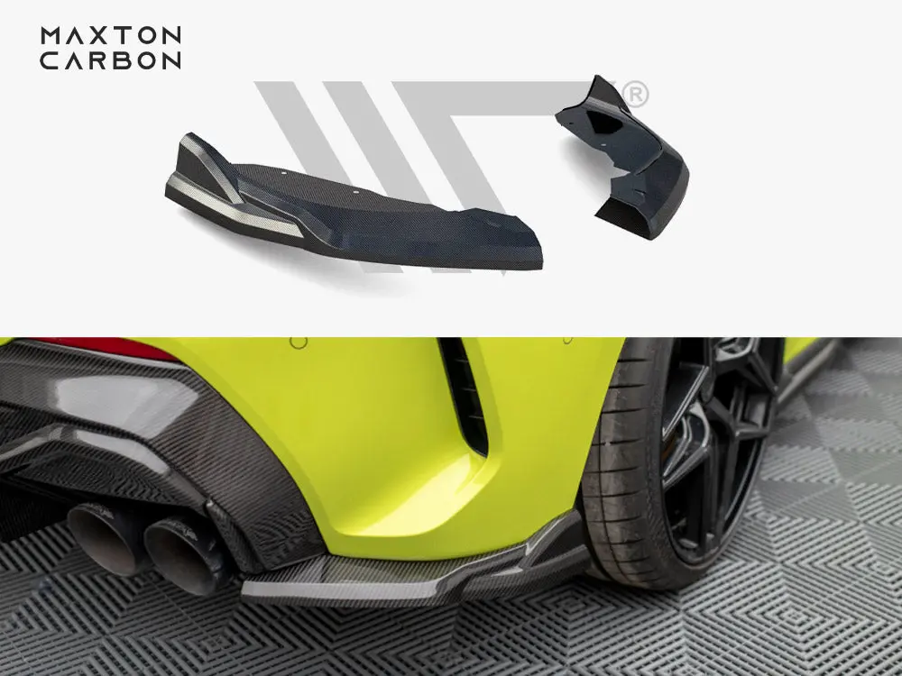 Carbon Fiber Rear Side Splitters Bmw 1 F40 M-Pack / M135i 1