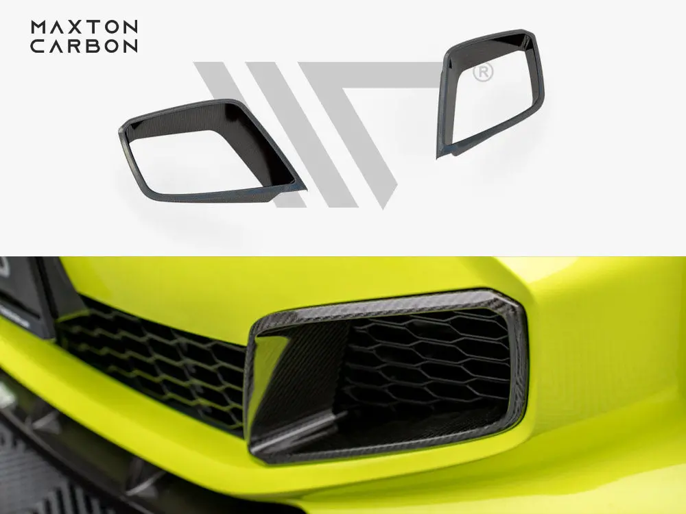 Carbon Fiber Front Bumper Side Vents Bmw 1 F40 M-Pack / M135i 1