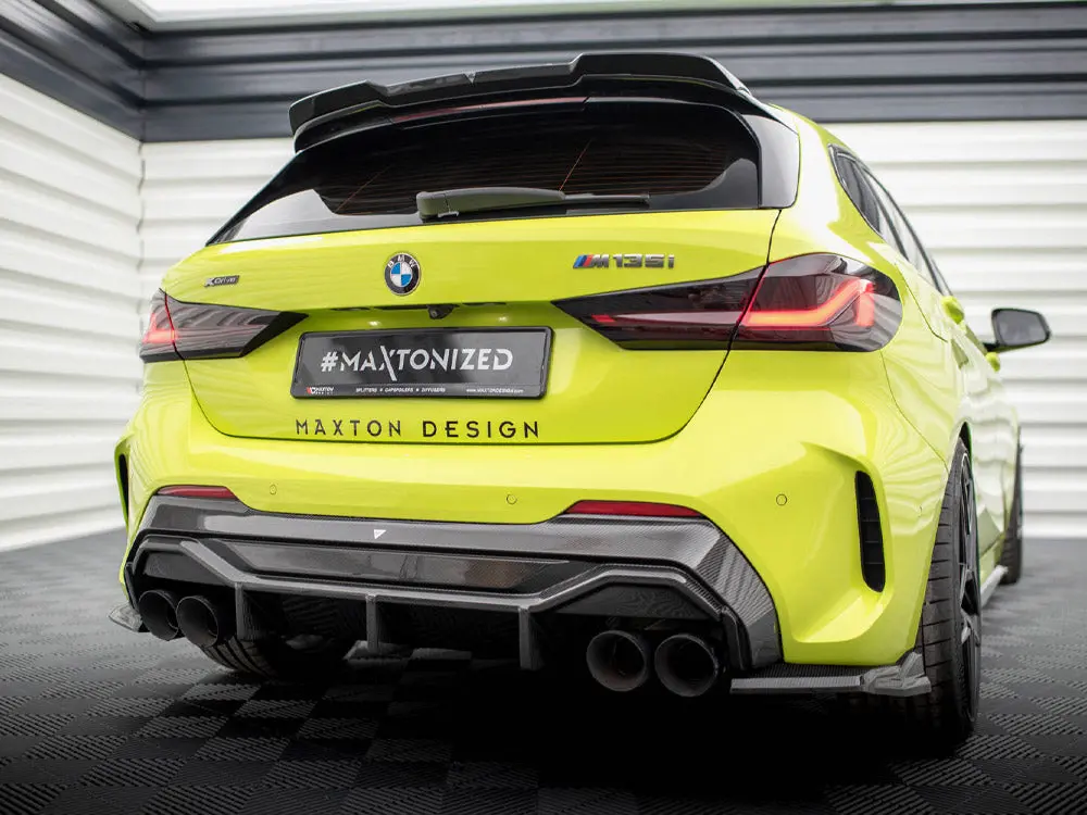 Carbon Fiber Rear Diffuser V.1 + Milltek Sport Exhaust Bmw 1 F40 M-Pack / M135i 3