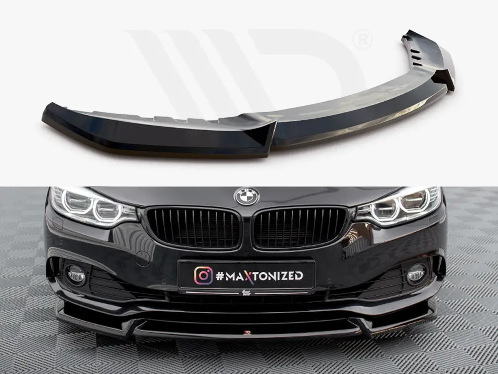 Maxton Design Front Splitter V.2 Bmw 4 Gran Coupe F36 1