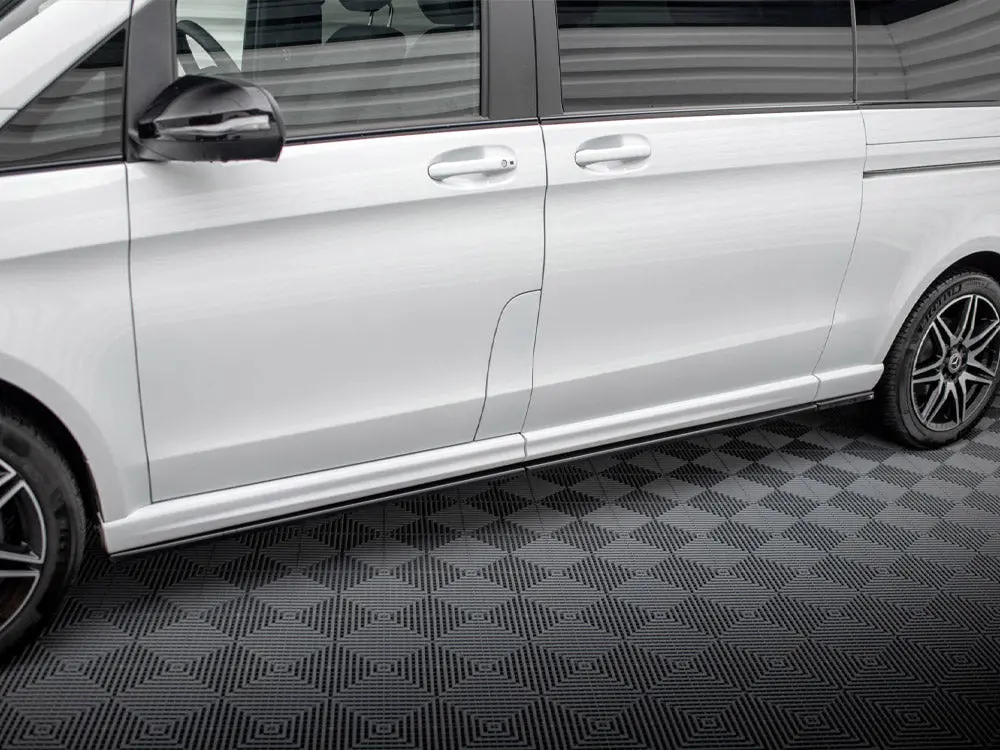 Maxton Design Side Skirts Diffusers Mercedes V-Class Extra Long Amg-Line W447 Facelift 2