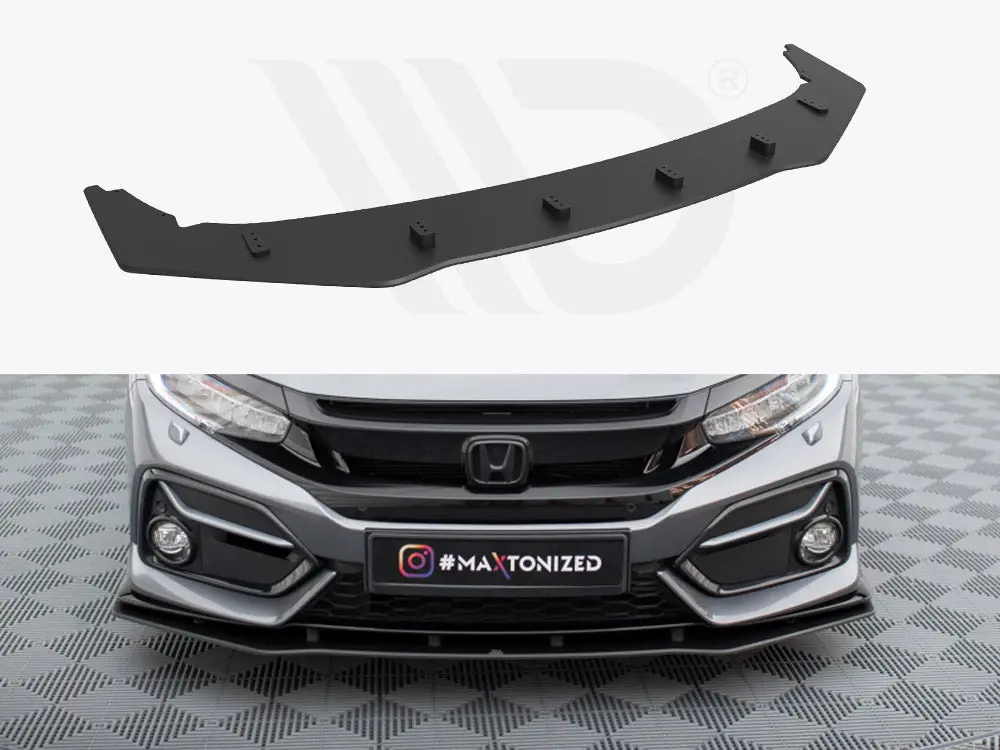 Maxton Design Street Pro Front Splitter Honda Civic Sport Mk 10 1