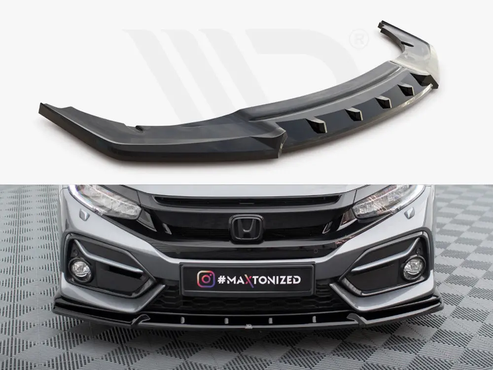 Maxton Design Front Splitter Honda Civic Sport Mk 10 1