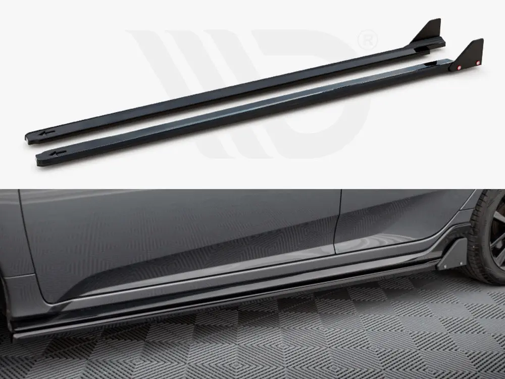 Maxton Design Side Skirts Diffusers + Flaps Honda Civic Sport Mk 10 1
