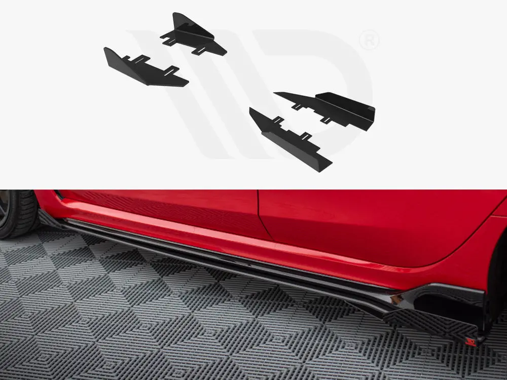 Maxton Design Side Flaps Honda Civic Type-R Mk 11 1