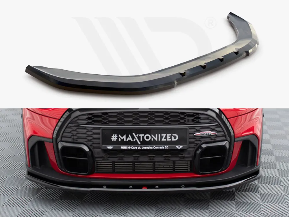 Maxton Design Front Splitter V.1 Mini Cooper S John Cooper Works F55 Facelift 1