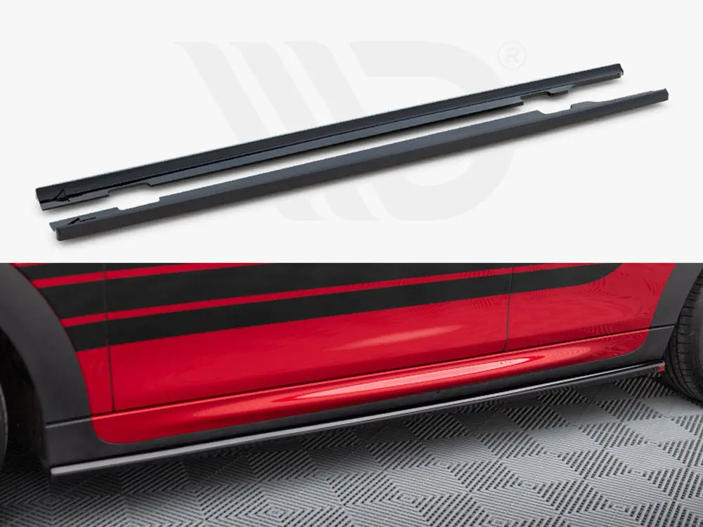 Maxton Design Side Skirts Diffusers Mini Cooper S John Cooper Works F55 Facelift 1