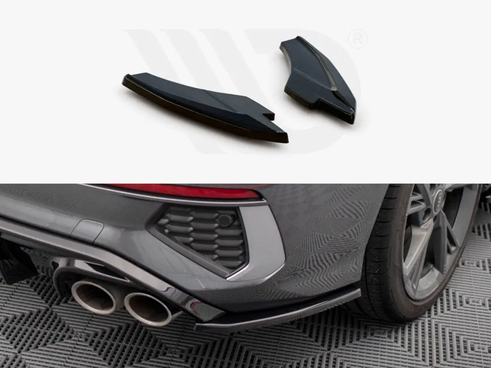 Maxton Design Rear Side Splitters V.2 Audi S3 Sedan 8Y 1