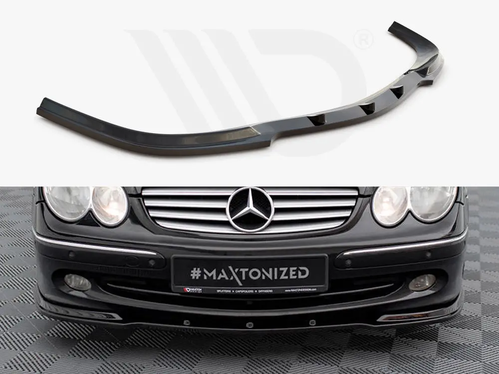 Maxton Design Front Splitter V.1 Mercedes Clk W 209 For Standard Version 1