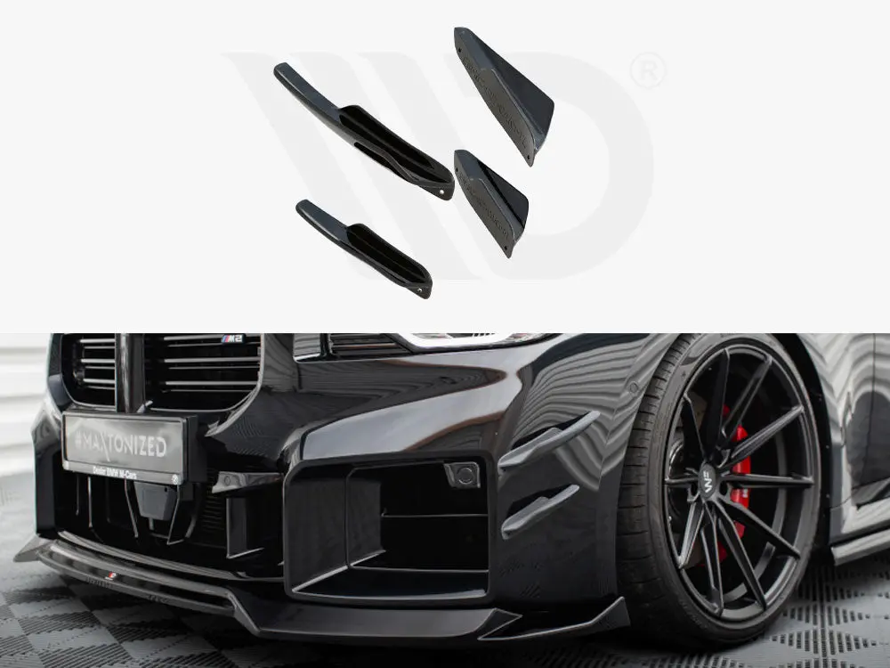 Maxton Design Front Bumper Wings (Canards) Bmw M2 G87 1