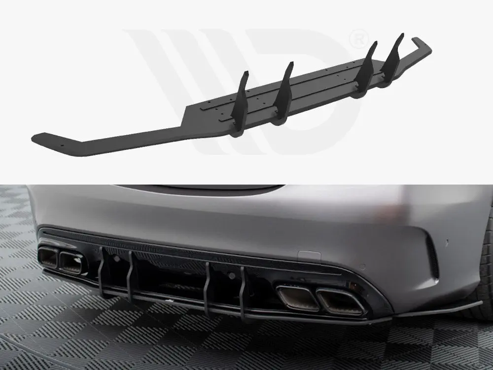 Maxton Design Street Pro Rear Diffuser Mercedes-Amg C63 Sedan / Estate W205 Facelift 1