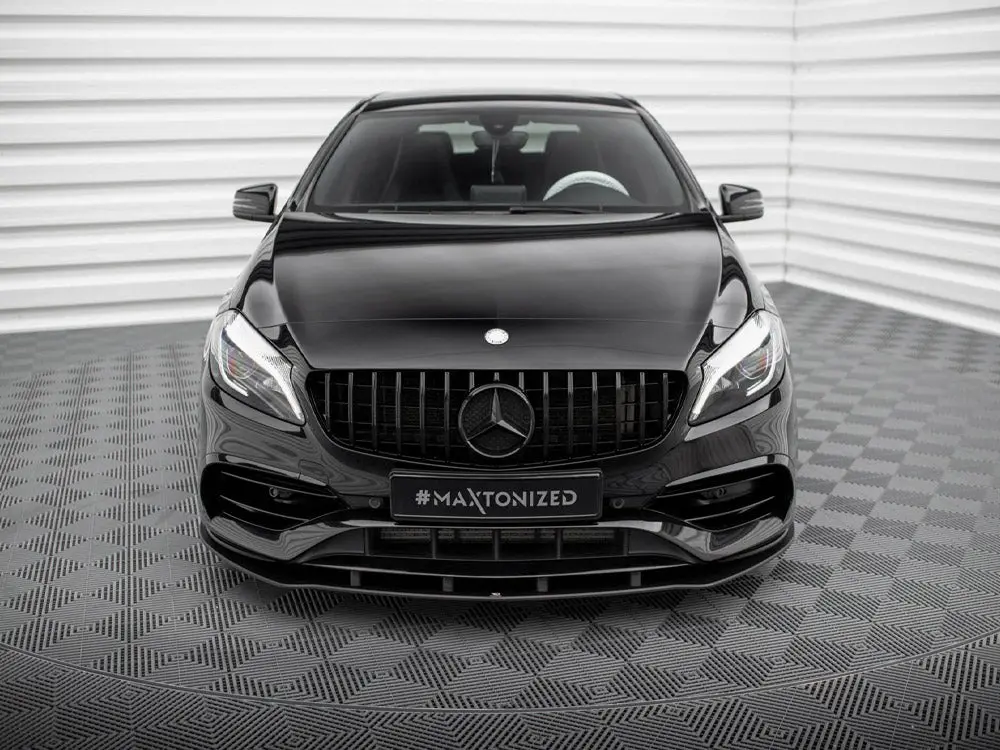 Maxton Design Street Pro Front Splitter Mercedes-Benz A Amg-Line W176 Facelift 2