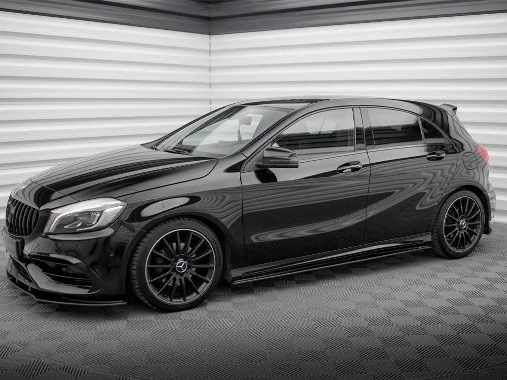 Maxton Design Street Pro Side Skirts Diffusers Mercedes-Benz A Amg-Line W176 Facelift 2