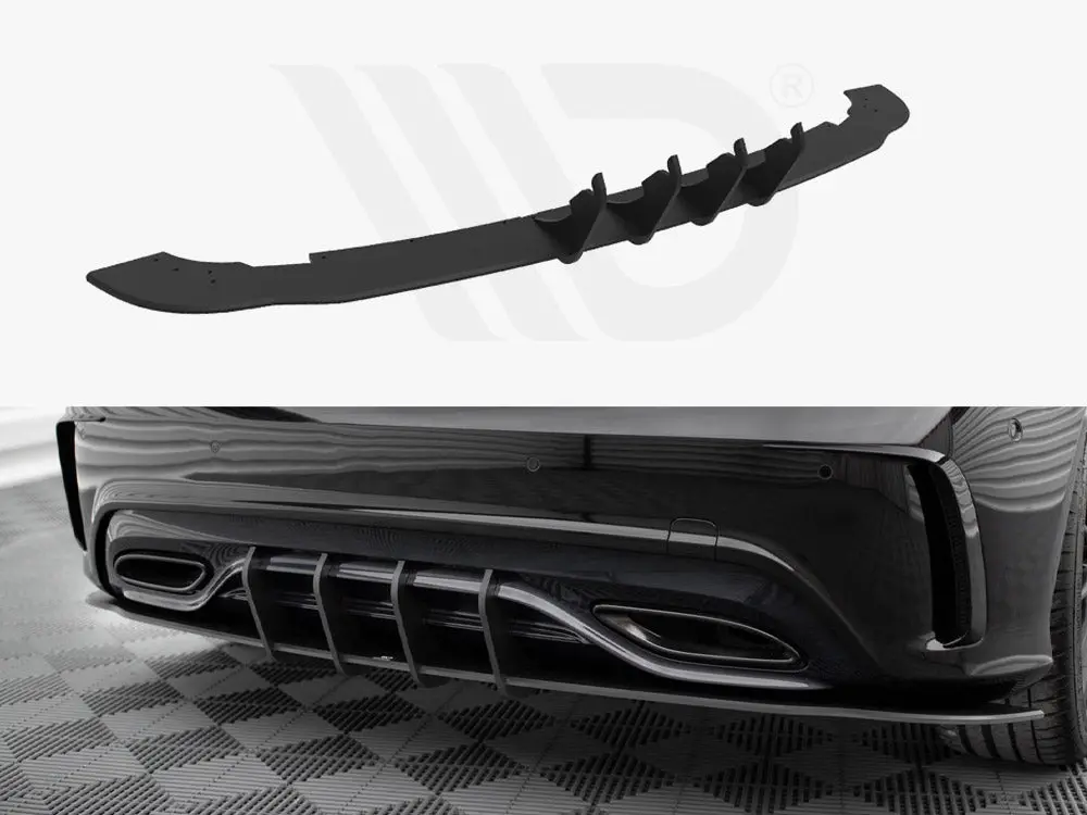 Maxton Design Street Pro Rear Diffuser Mercedes-Benz A Amg-Line W176 Facelift 1