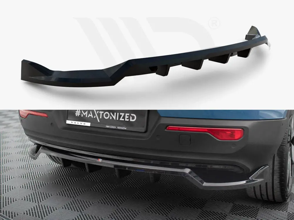 Maxton Design Central Rear Splitter (Vertical Bars) Volvo C40 Mk1 1