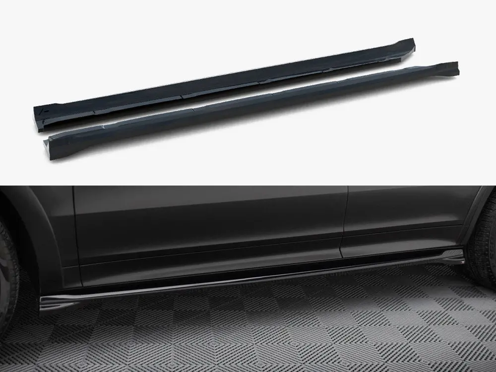 Maxton Design Side Skirt Diffusers V.1 Porsche Cayenne Sport Design / Turbo Suv / Coupe Mk3 / Mk3 Facelift 1