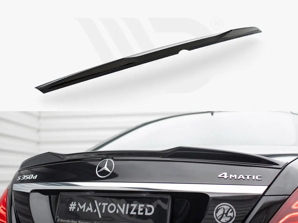 Maxton Design Spoiler Cap 3D Mercedes-Benz S W222 / W222 Facelift 1