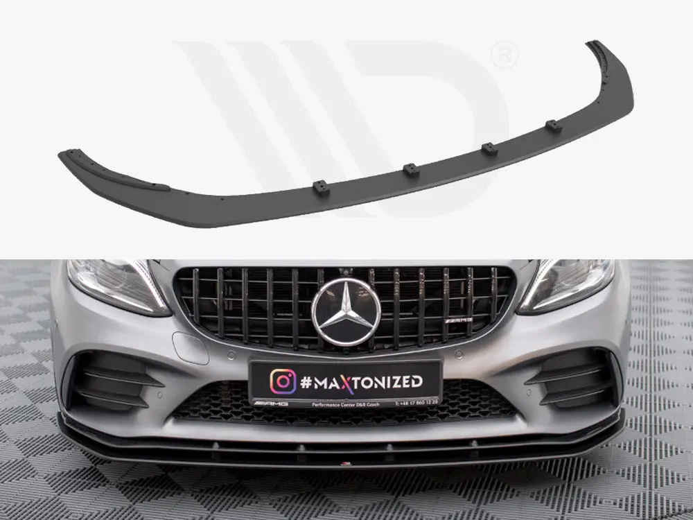 Maxton Design Street Pro Front Splitter Mercedes-Amg C43 Coupe C205 Facelift 1