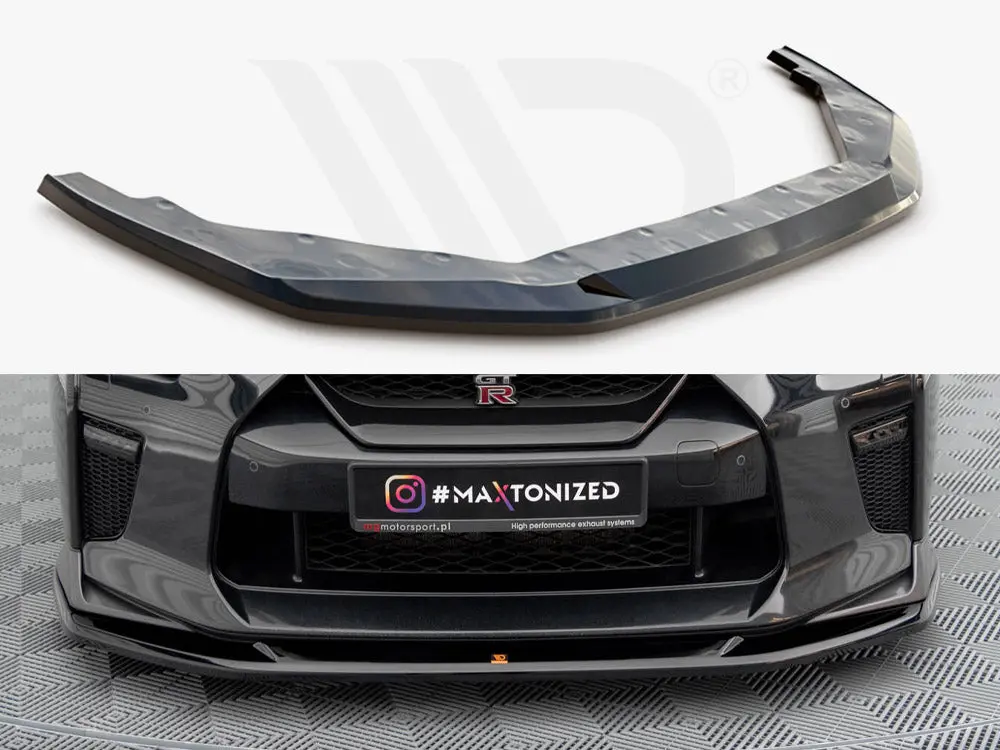 Maxton Design Front Splitter V.1 Nissan Gtr R35 2Nd Facelift 1