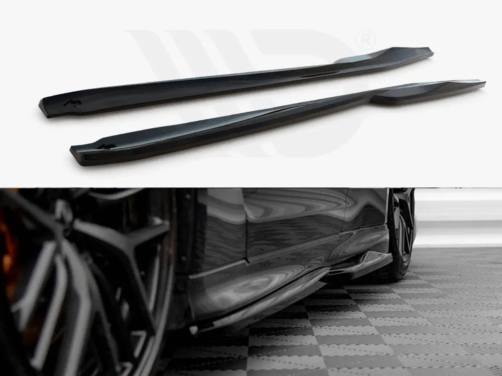 Maxton Design Side Skirts Diffusers Nissan Gtr R35 2Nd Facelift 1