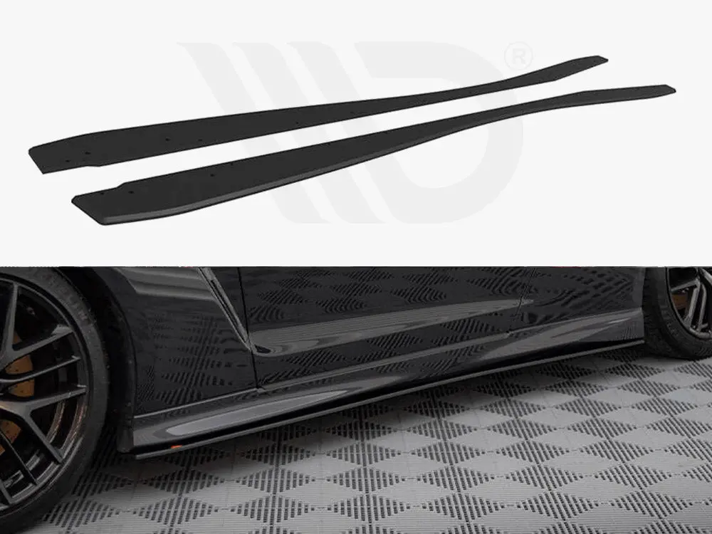 Maxton Design Street Pro Side Skirts Diffusers Nissan Gtr R35 2Nd Facelift 1