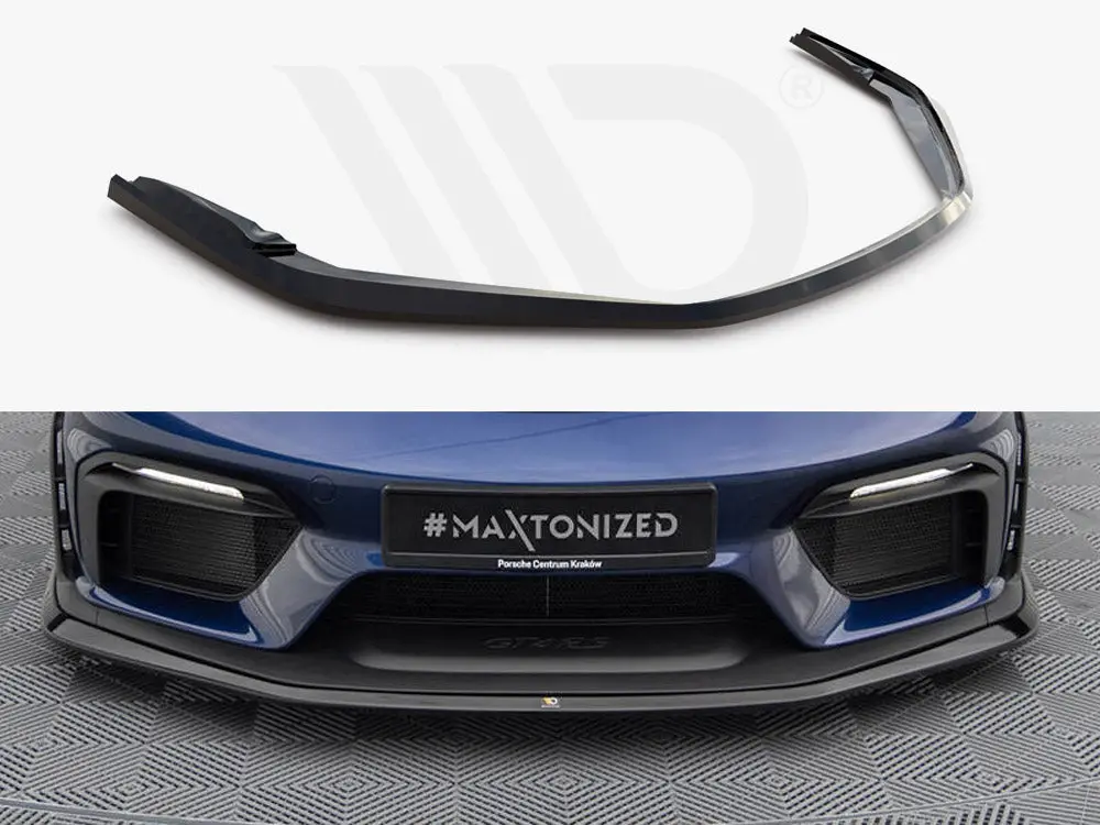 Maxton Design Front Splitter Porsche 718 Cayman Gt4 Rs 982C 1