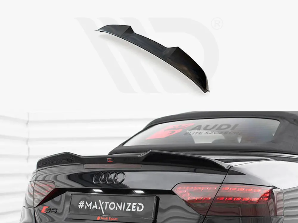 Maxton Design Spoiler Cap 3D Audi S5 / A5 S-Line Cabrio 8T 1