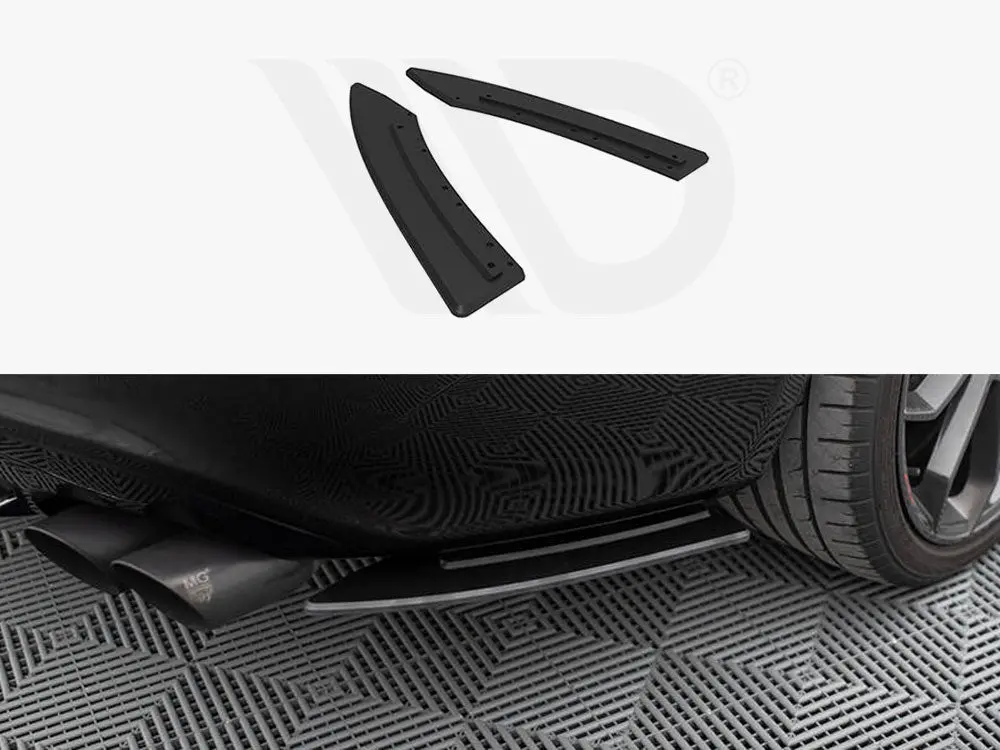 Maxton Design Street Pro Rear Side Splitters Audi S5 / A5 S-Line Coupe / Cabrio 8T 1