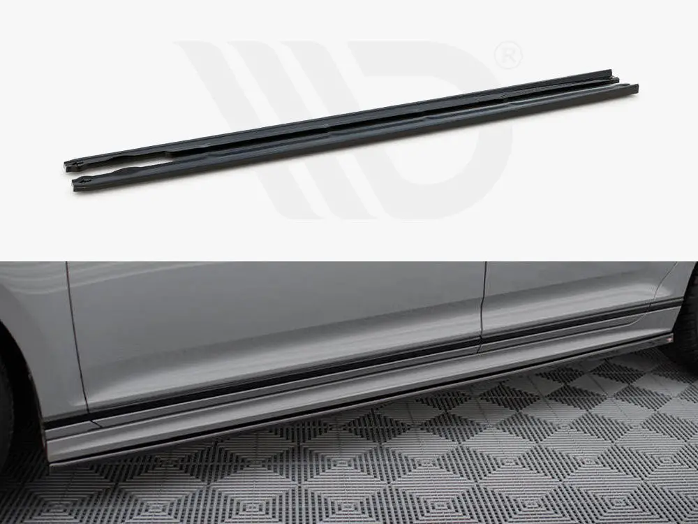 Maxton Design Side Skirts Diffusers Volkswagen Passat R-Line B8 Facelift 1