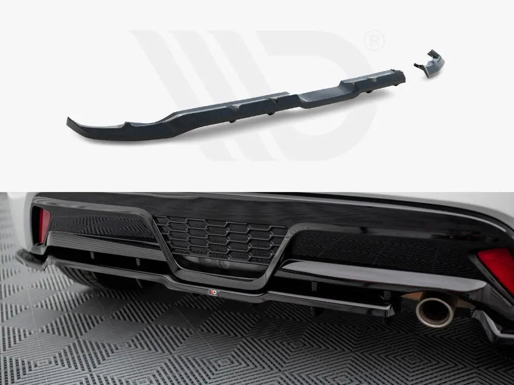 Maxton Design Central Rear Splitter (Vertical Bars) Toyota Yaris Gr Sport Mk4 1