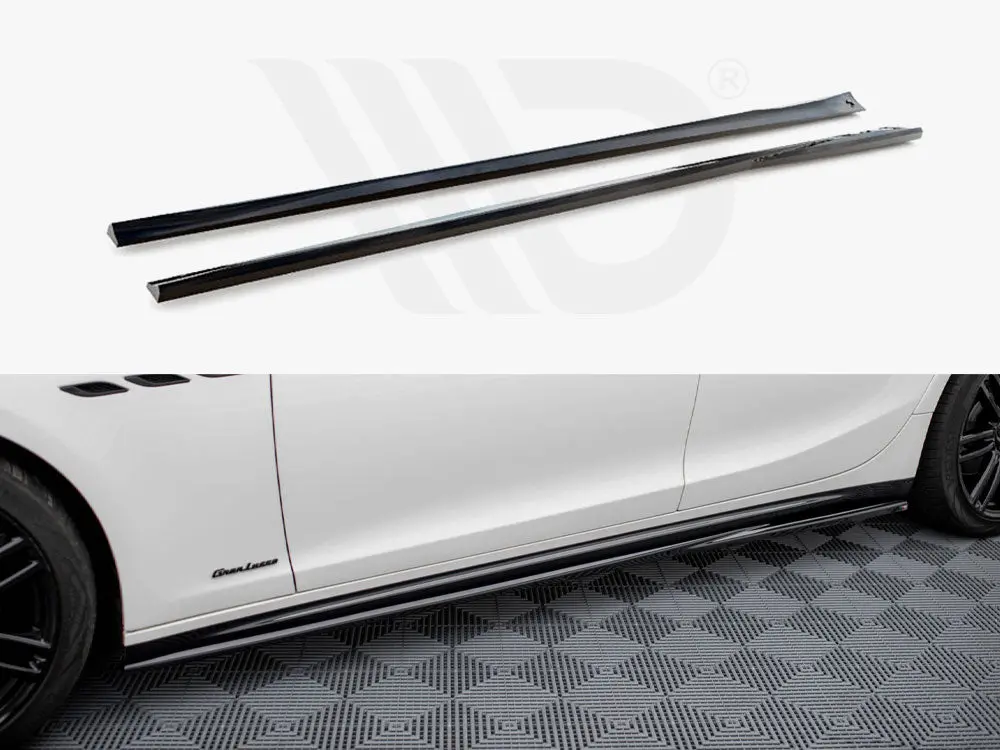 Maxton Design Side Skirts Diffusers Maserati Ghibli Mk3 Facelift 1