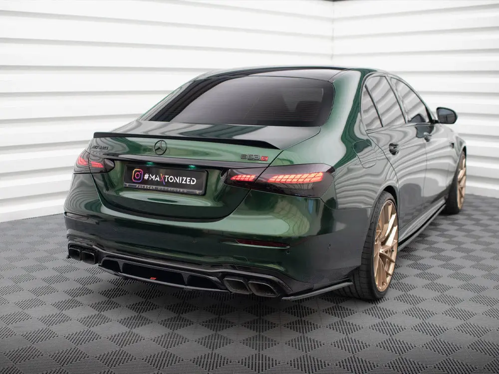Maxton Design Central Rear Splitter (Vertical Bars) Mercedes-Amg E63 W213 Facelift 2