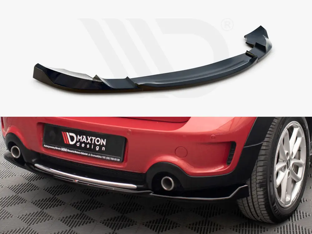 Maxton Design Central Rear Splitter Mini Cooper Countryman R60 Facelift 1