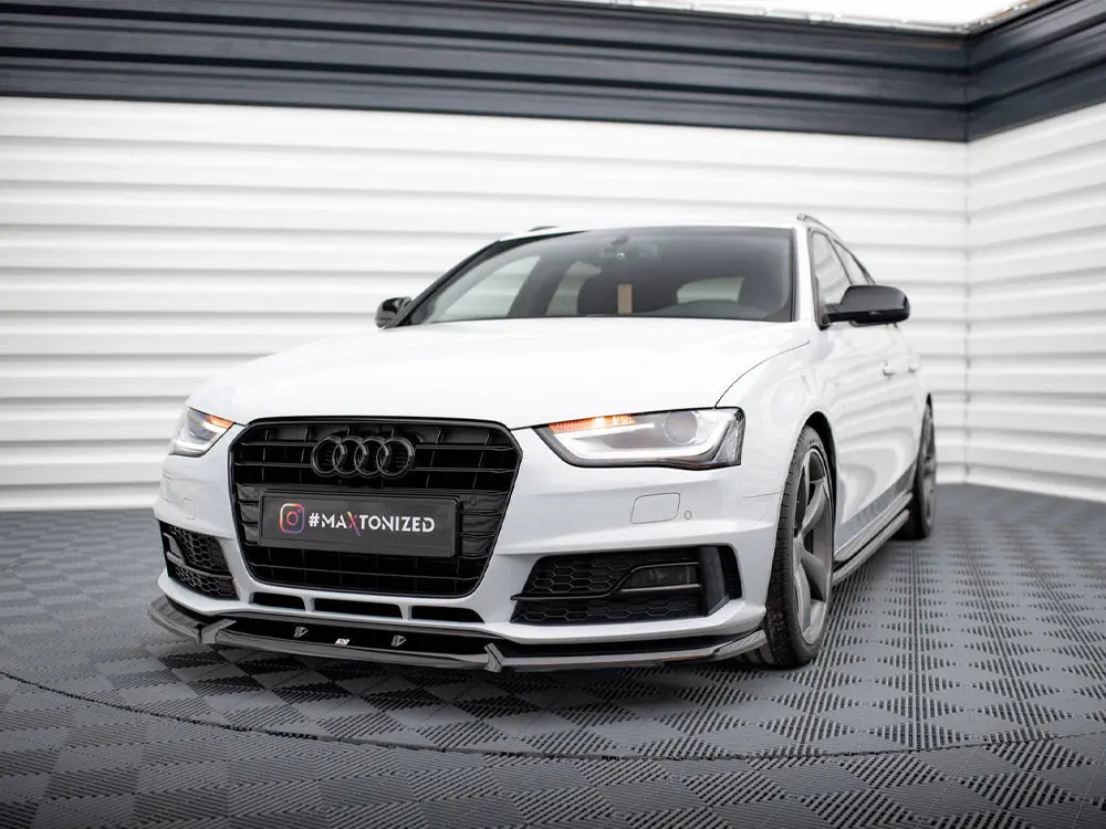 Maxton Design Front Splitter V.1 Audi A4 Competition B8 Facelift 2