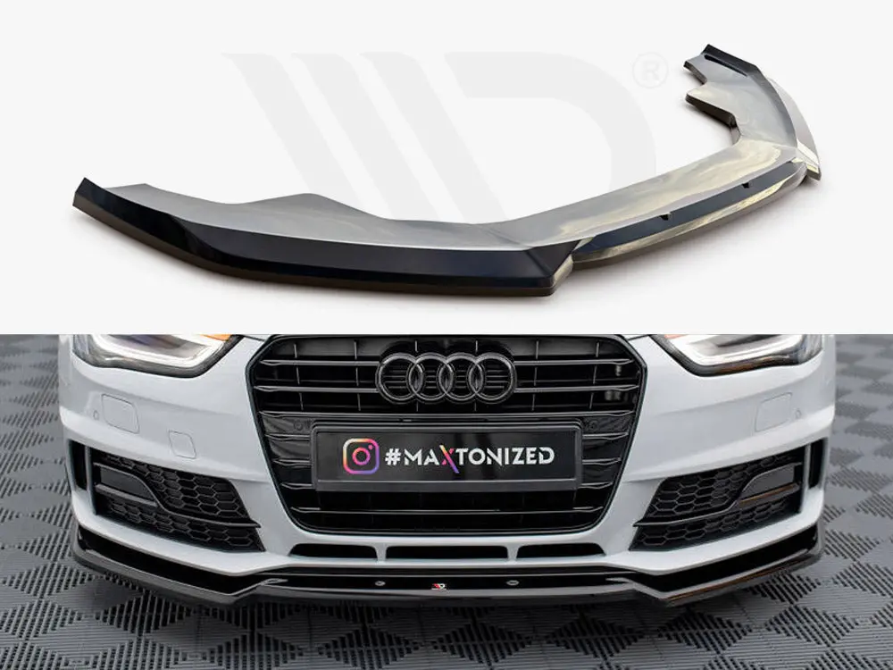 Maxton Design Front Splitter V.2 Audi A4 Competition B8 Facelift 1