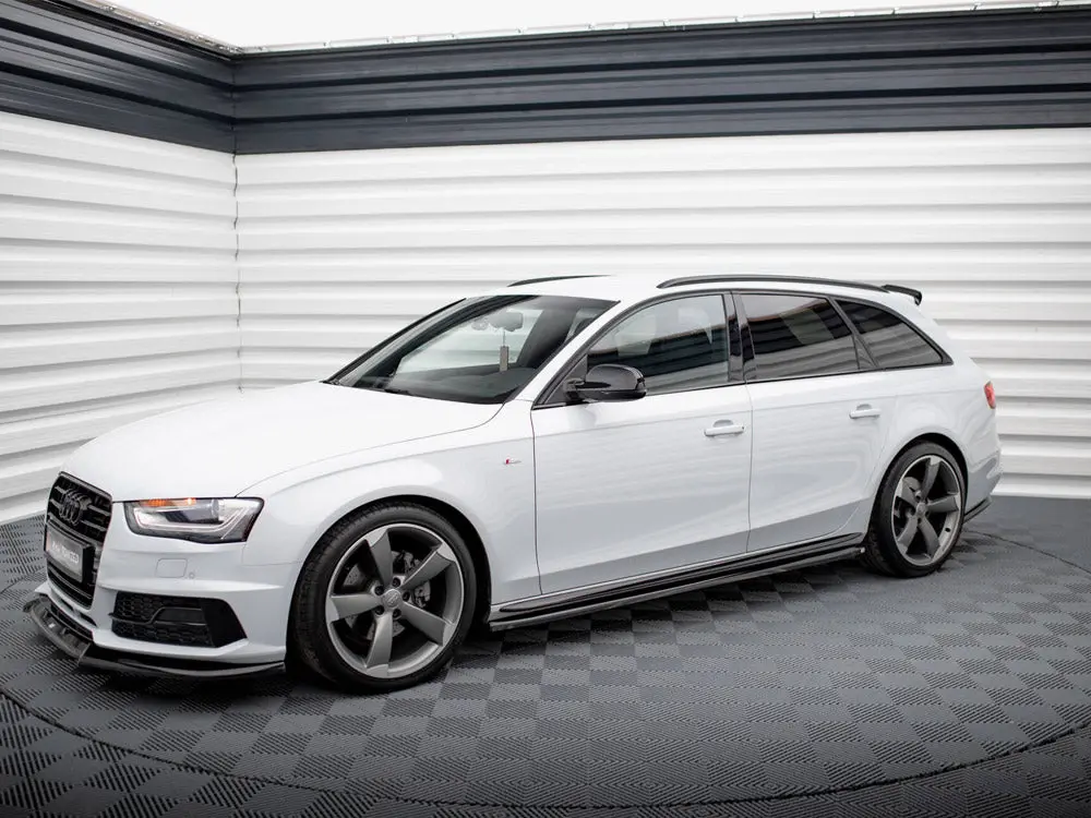 Maxton Design Side Skirts Diffusers V.3 Audi A4 / A4 S-Line / S4 B8 2