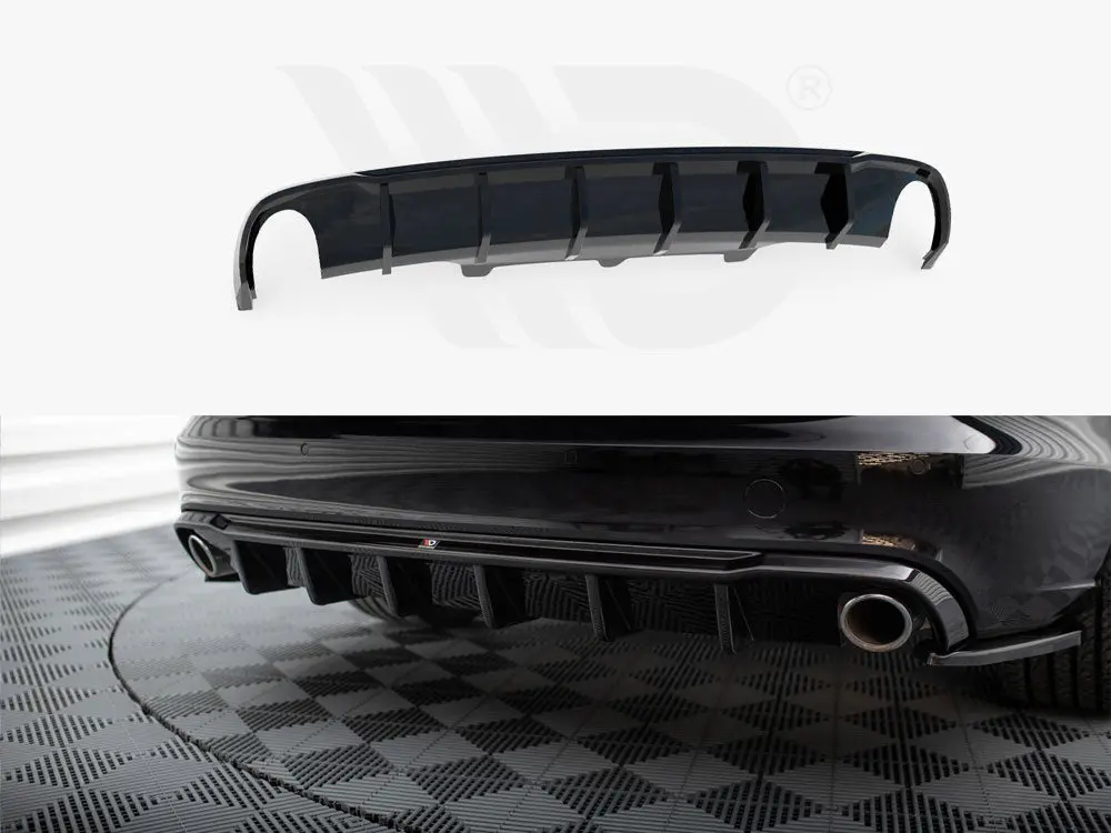 Maxton Design Rear Valance Audi A6 Sedan / Avant C7 (Version With Single Exhausts On Both Sides) 1