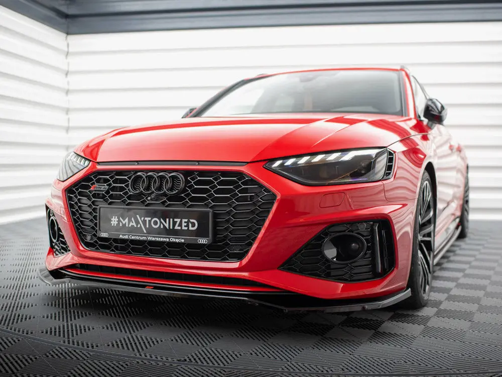 Maxton Design Front Splitter V.1 Audi Rs4 B9 Facelift 1