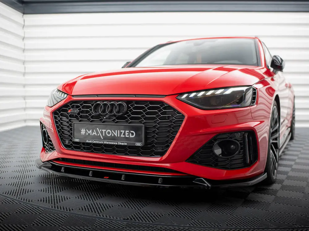Maxton Design Front Splitter V.2 Audi Rs4 B9 Facelift 1